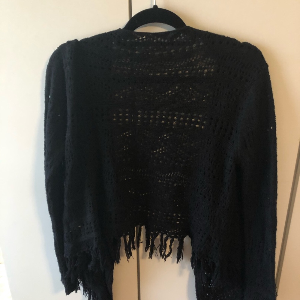 Black cardigan